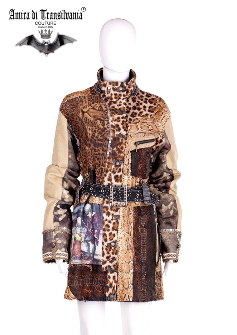 Giacca couture a patchwork